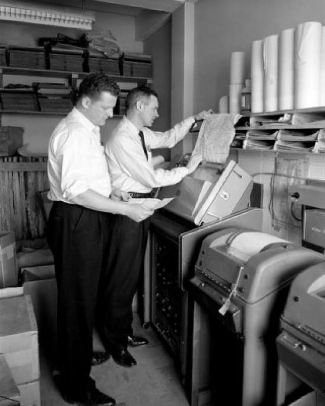 Cartographers at work Canvas Art - (24 x 36)