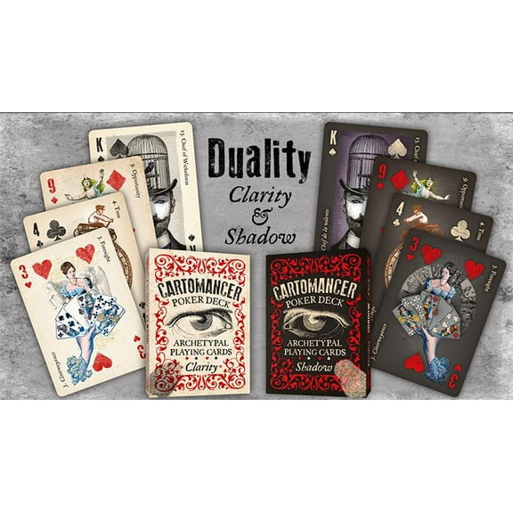 Cartomancer Shadow Edition Playing Cards by Alain Benoit