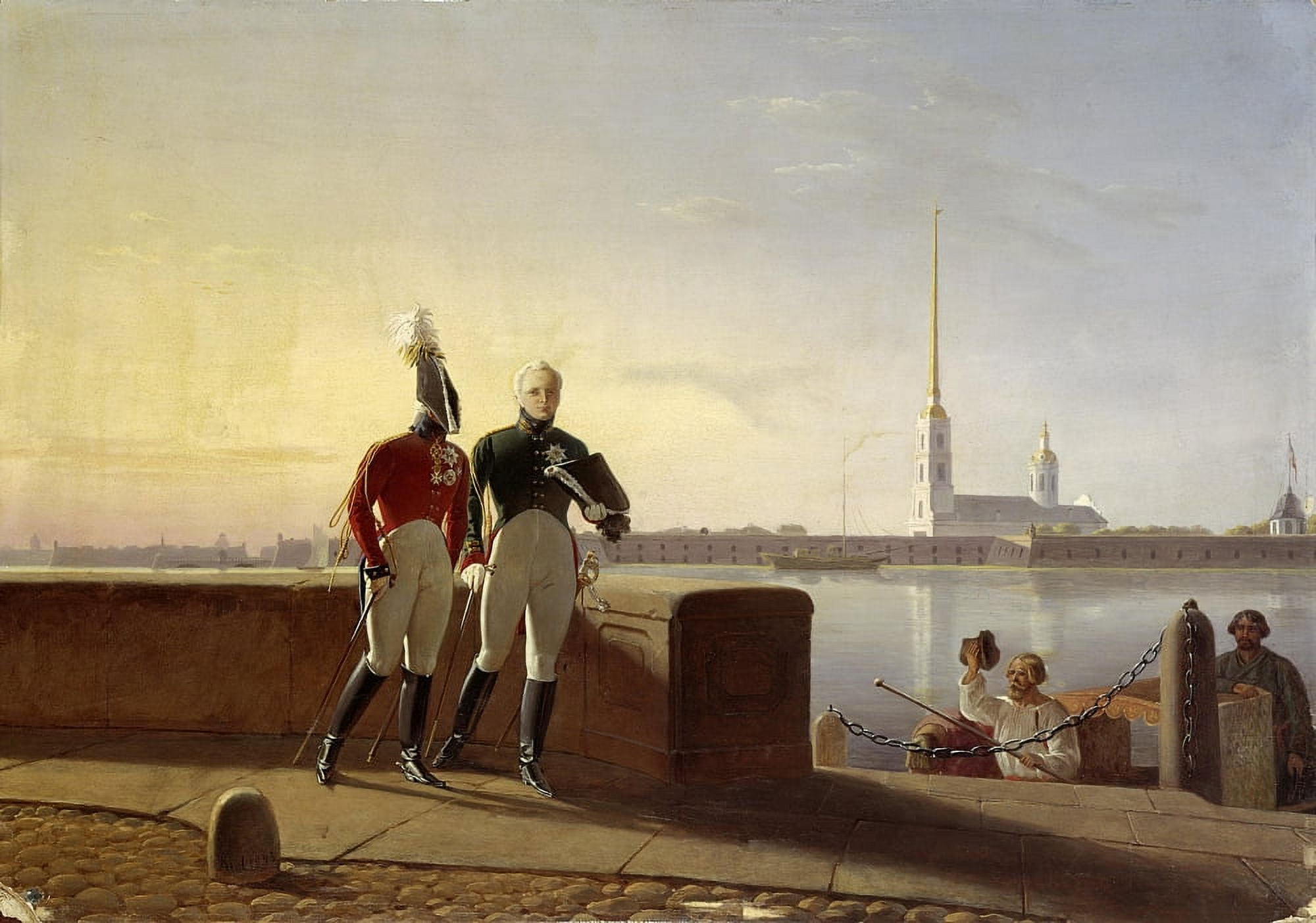 Carton ) Saint Petersbourg Canvas Art - (24 x 18)