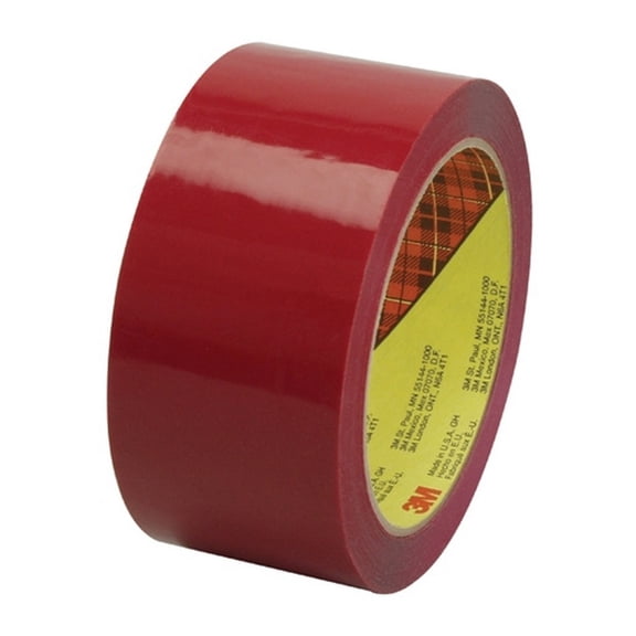Carton Sealing Tape 3M 373 Red 2" X 55 Yard Roll (6 Roll/Case)