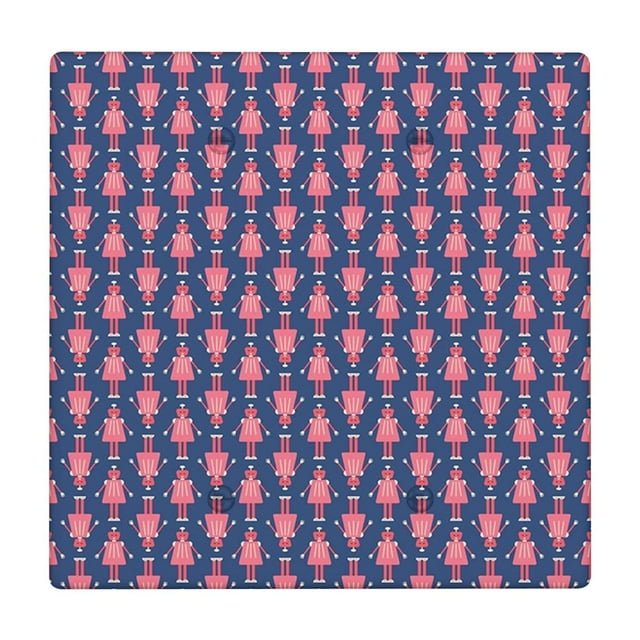 Cartoon 2 Gang Toggle Light Switch Cover Plate Decorative,Little Robot