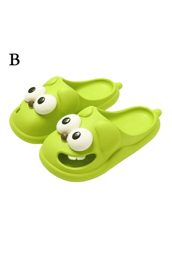Half Slippers Summer Beach Cute Big Eyes Flip Flops Cartoon Kawaii Sa J5I4