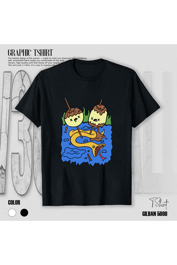 Cartoon Adventure Time Black Short Sleeve Animation Network Unisex T-Shirt V17728, up to size 5XL