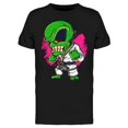 thumbnail image 1 of Cartoon Alien Karate T-Shirt Men -Image by Shutterstock, Male Small, 1 of 2