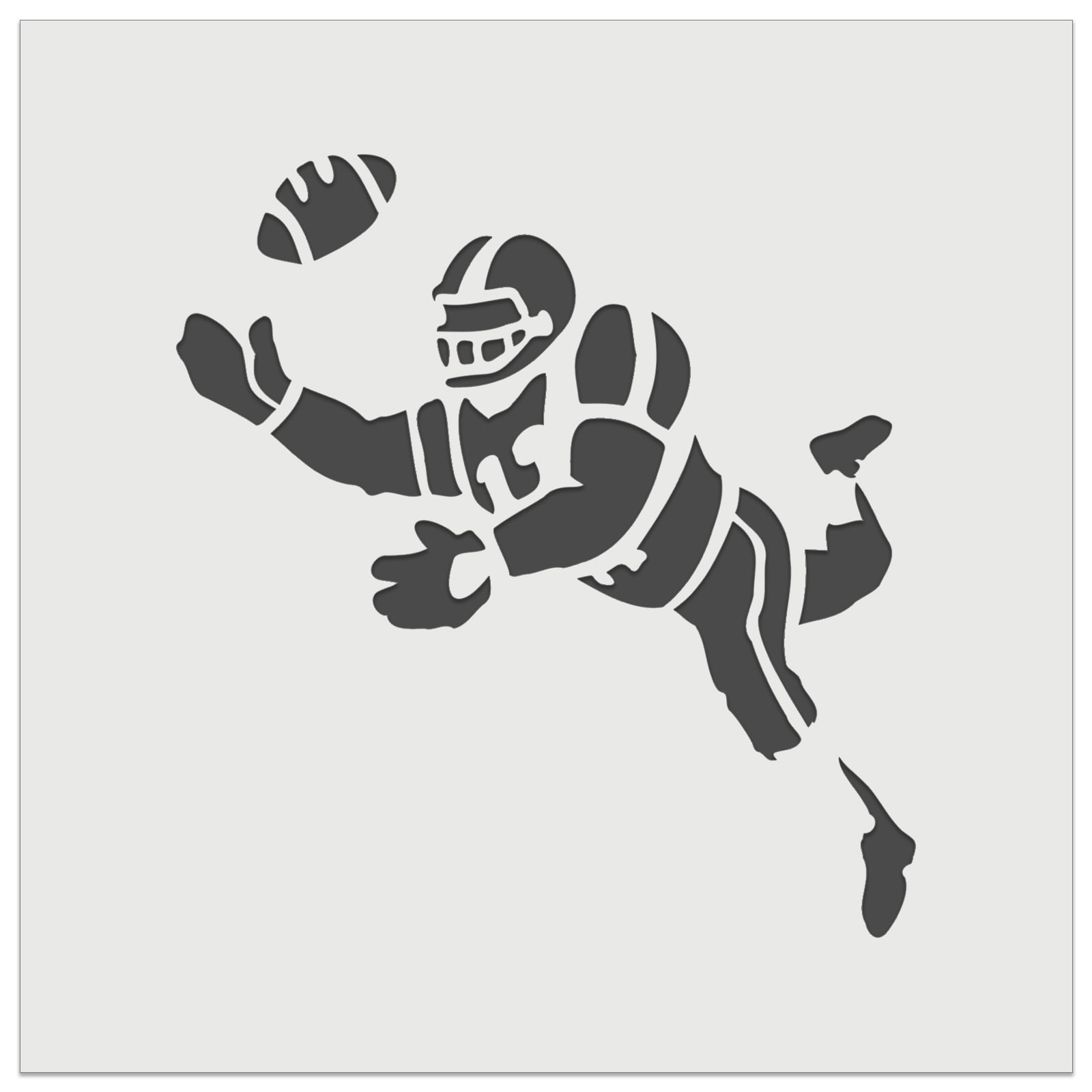 Football Field Yardlines Wall Cookie Stencil - 7 Inch Reusable DIY Craft