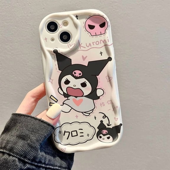 Cartoon Angry Kuromi Phone Case for Apple 17PROMAX/Iphone17Air/iPhone16/15/14/13 Soft Case Creative and Anti-drop