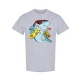thumbnail image 1 of Cartoon Angry Shark T-Shirt Men -Image by Shutterstock, Male Small, 1 of 2