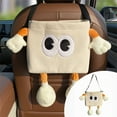 thumbnail image 1 of Cartoon Animal Car Seat Back Organizer Hanging Can with Tissue Holder Storage Garbage Bag for Vehicle Interior, 1 of 4