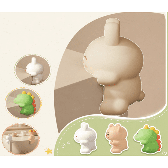 Cartoon Animal Corner Protectors, Table Edge Guards Bear Dinosaur Rabbit Design, Waterproof Anti-Collision Furniture (Rabbit)