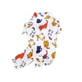 thumbnail image 1 of Cartoon Animal Dog Romper - Short Sleeve Spring/Summer Pet Jumpsuit with Playful Pattern, 1 of 8