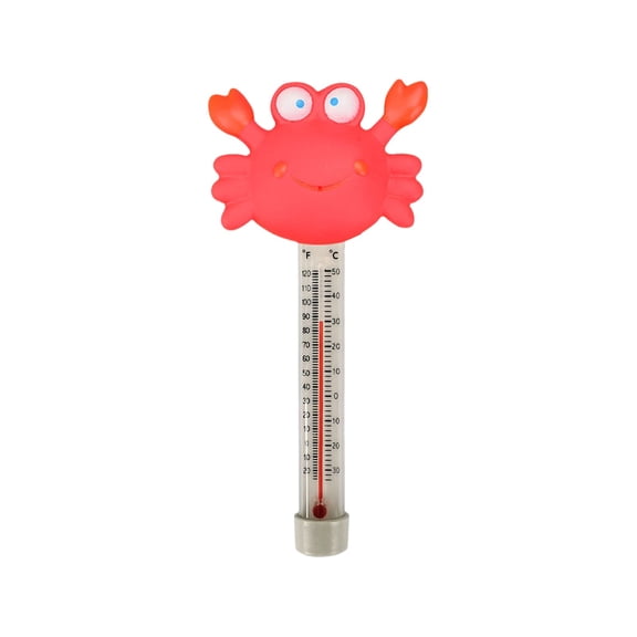 Cartoon Animal Floating Pool Thermometer, Cute Water Temperature Gauge with 3ml Display for Swimming Pool Hot Tub Spa, Creative Floating Accessory with Easy-Read Temperature Scale