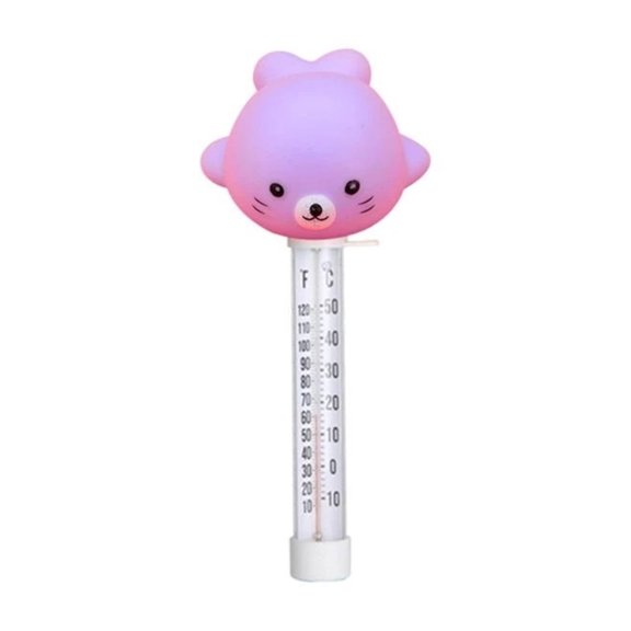 Cartoon Animal Floating Pool Thermometer Multipurpose Equipment ,Compact & Portable