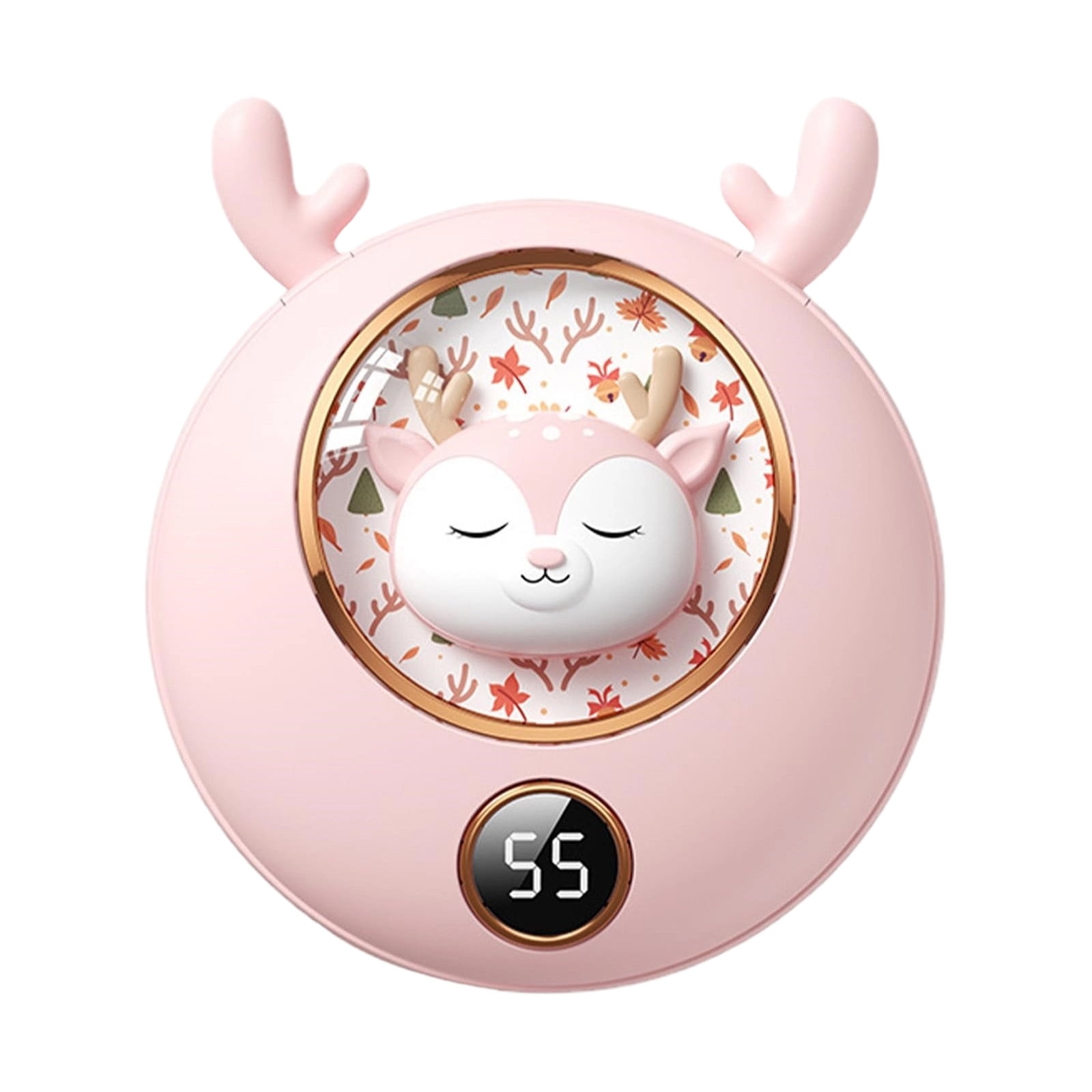 Cartoon Animal Hand Warmer with Display Screen, Rechargeable Portable Heater & Power Bank, 3-Temperature Modes, Winter Outdoor Warmth Gift for Adults Supporting Outdoor