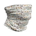 thumbnail image 1 of Cartoon Animal Neck Gaiter, Grunge African, Unisex, Multicolor, by Ambesonne, 1 of 3