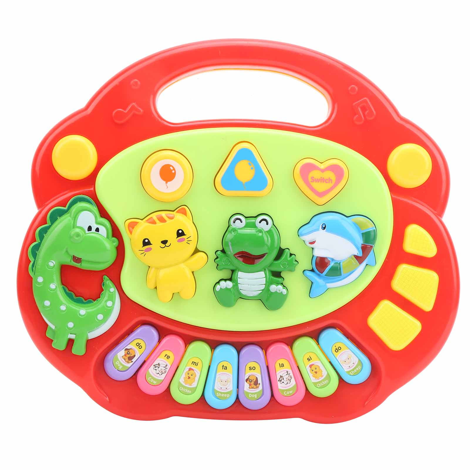 Animal Pattern Musical Toy with Light for Baby Toddler 13 Year Old