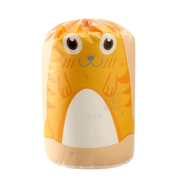 Cartoon Animal Printed Storage Bag Large Capacity Drawstring Organizer Sack for Toys Clothes Bedding Home Use