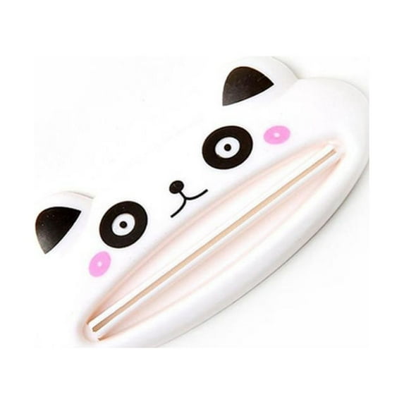 Cartoon Animal Shaped Plastic Toothpaste Dispenser Tube Squeezer Rolling Holder(Panda)