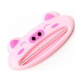 thumbnail image 1 of Cartoon Animal Shaped Plastic Toothpaste Dispenser Tube Squeezer Rolling Holder(Pig), 1 of 1