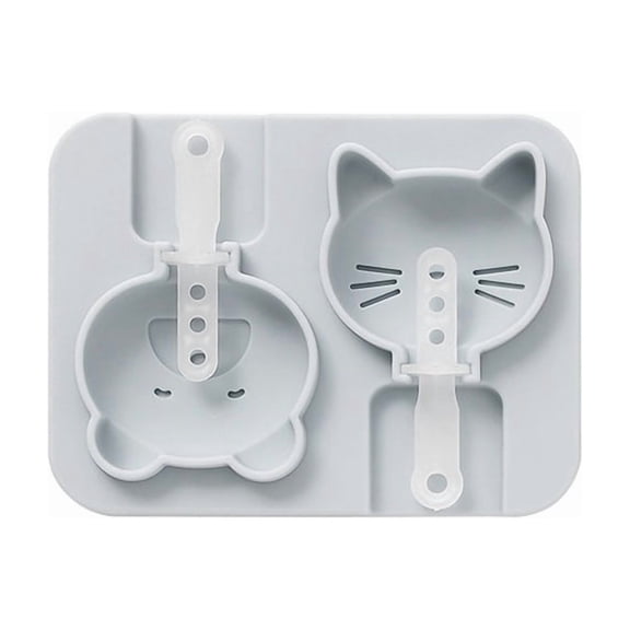 Cartoon Animal Silicone Mold - Fun Treat Maker for Kids - Create Adorable Cheese Sticks, Lollipops, and Puddings