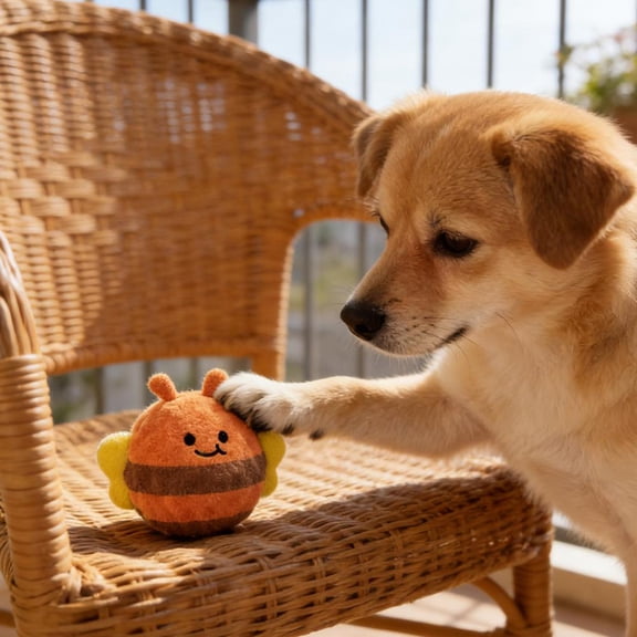 Cartoon Animal Squeaky Spike Ball Toy for Dogs – Fun Bouncy Toy, Boredom Relief & Interactive Play, Durable Rubber Fetch Ball for Small & Medium Pets