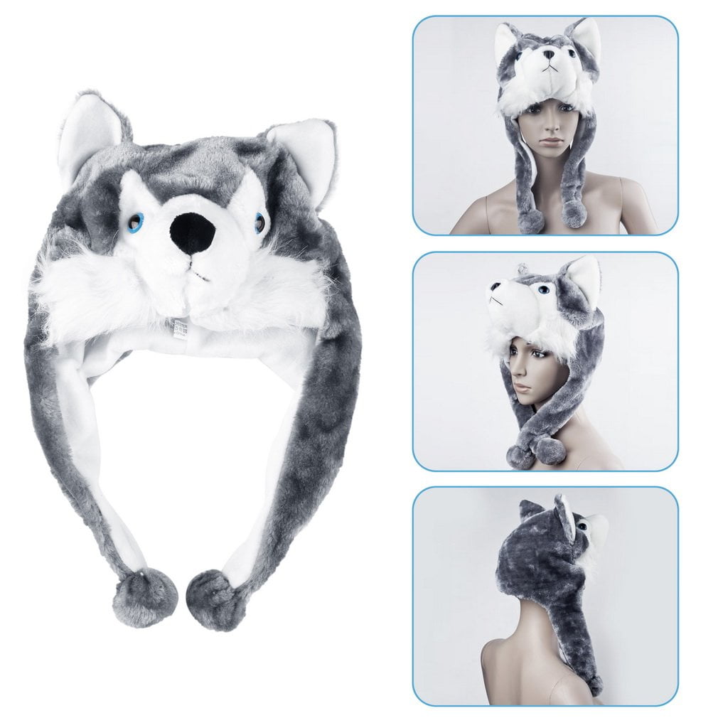 Cartoon-Animal-Style-Wolf-Hat-