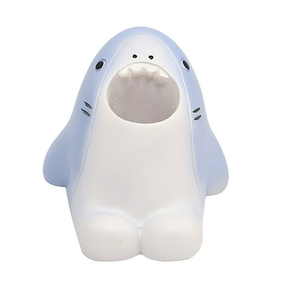 Cartoon Animal Toothbrush Holder for Bathroom with Open Mouth Design Unique Home Accessory Idea