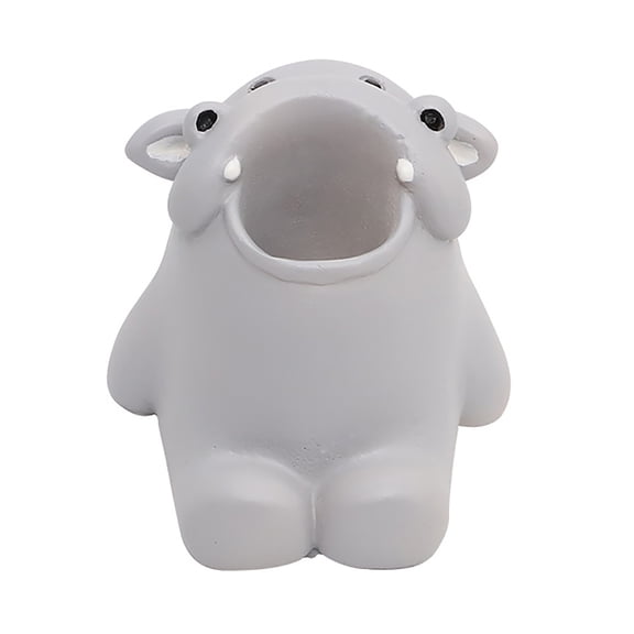 Cartoon Animal Toothbrush Holder for Bathroom with Open Mouth Design Unique Home Accessory Idea