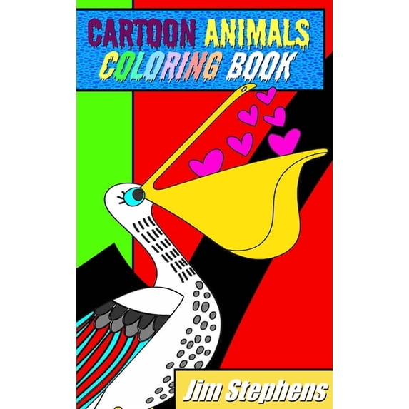 Cartoon Animals Coloring Book, (Paperback)