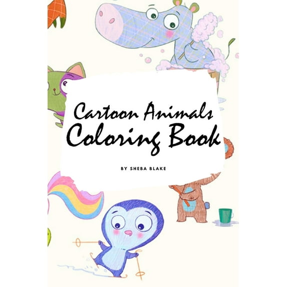 Cartoon Animals Coloring Book for Children (6x9 Coloring Book / Activity Book)