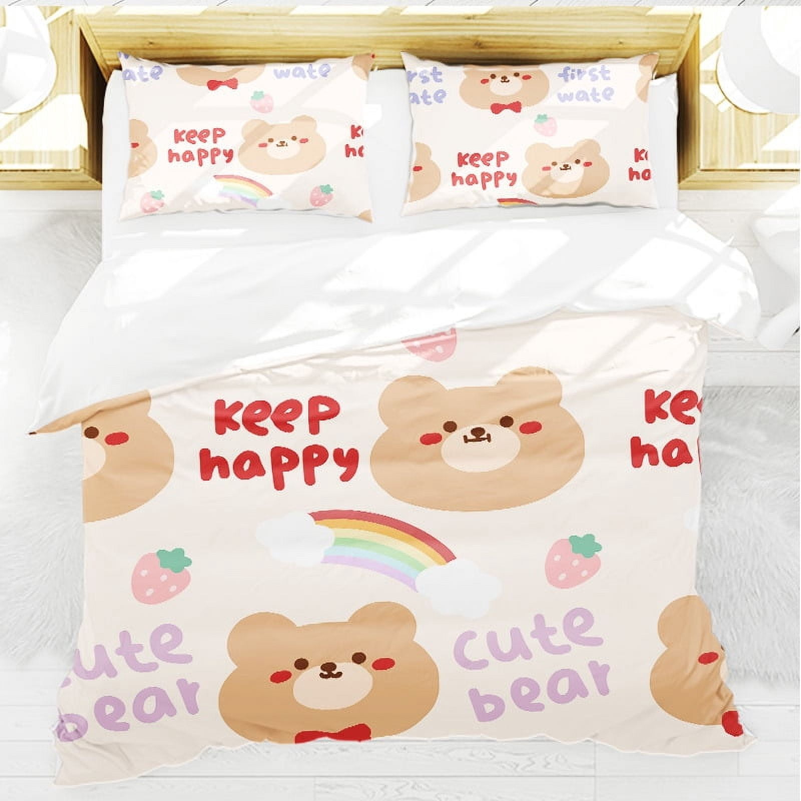 Tiddler Cover Cartoon Animals Toddler Bedding Set For Kids Boys Bedroom r Cute Bear ...