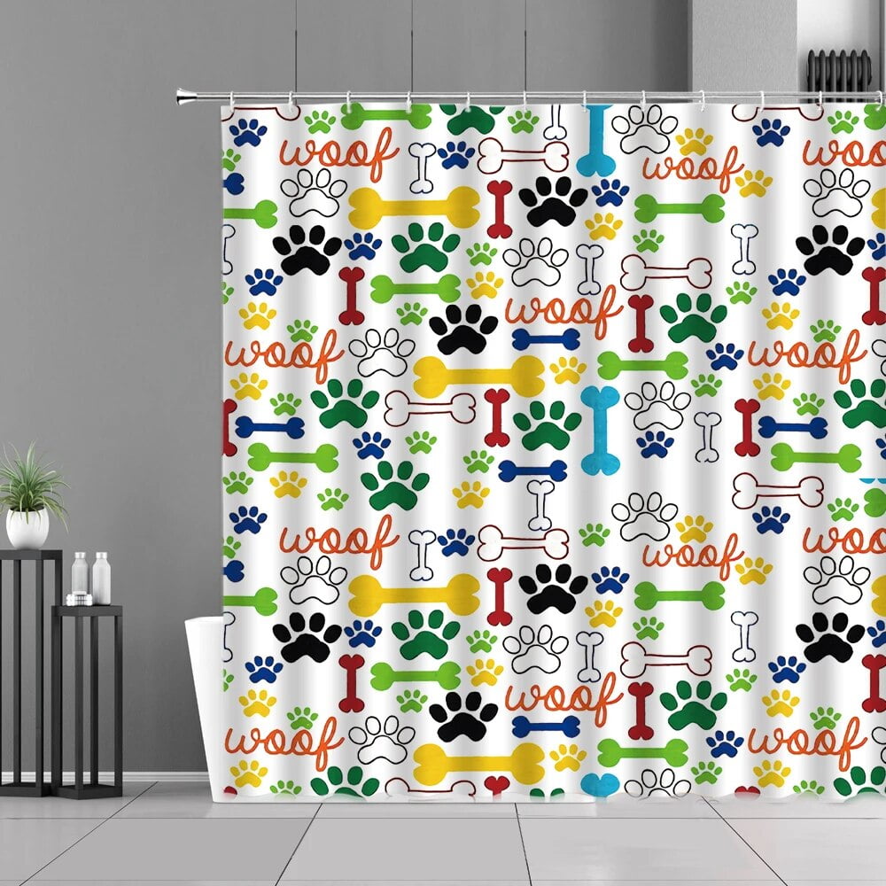 Cartoon Animals Zoo Shower Cutains Giraffe Butterfly Sea Creatures