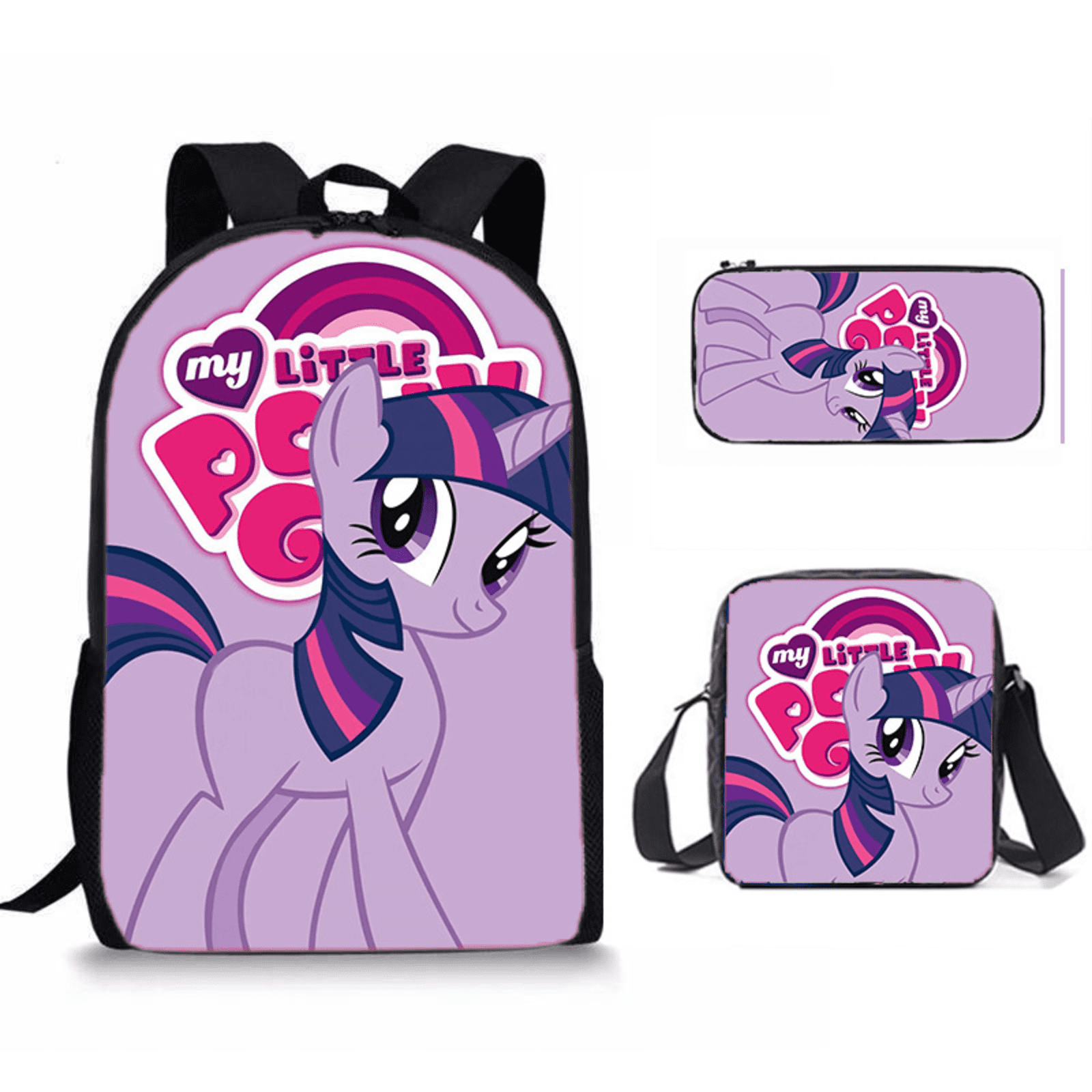 Cartoon Animation My Little Pony Backpack 3D Printing Design Three ...