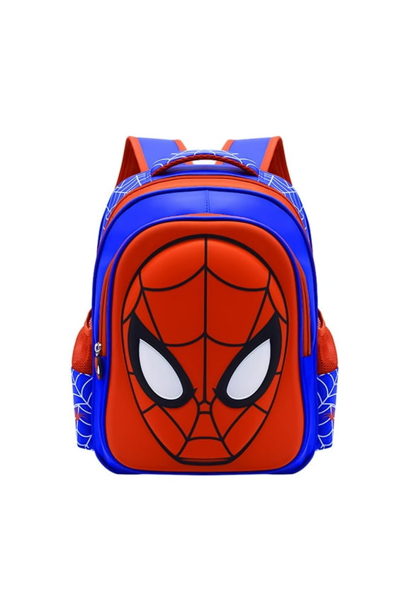 Cartoon Anime Backpack 3D Waterproof Travel Backpacks Daypack for Hiking Camping Large Capacity Backpack,Red Blue - Medium