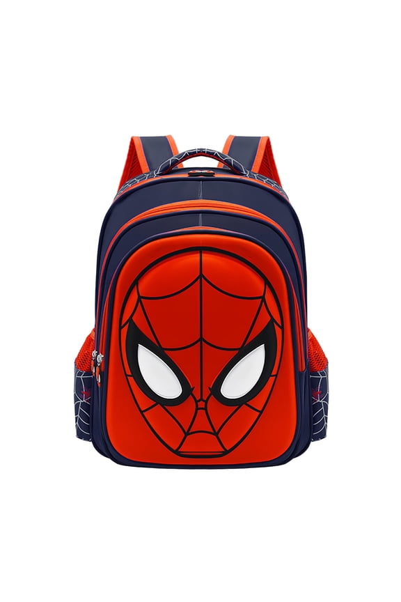 Cartoon Anime Backpack 3D Waterproof Travel Backpacks Daypack for Hiking Camping Large Capacity Backpack,Red Navy - Large