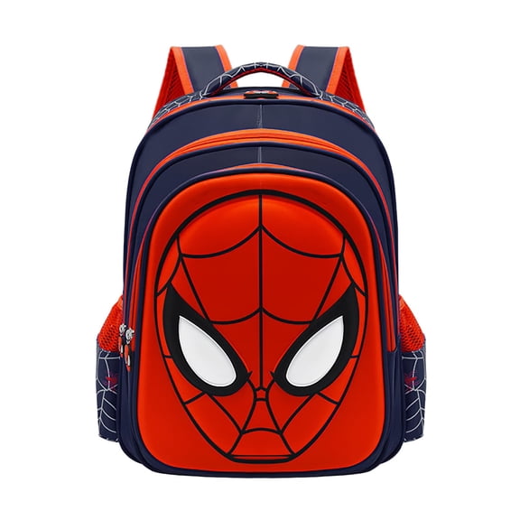 Cartoon Anime Backpack 3D Waterproof Travel Backpacks Daypack for Hiking Camping Large Capacity Backpack,Red Navy - Large