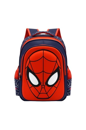 Cartoon Anime Backpack 3D Waterproof Travel Backpacks Daypack for Hiking Camping Large Capacity Backpack,Red Navy - Medium