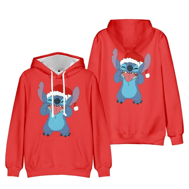 Cartoon Anime Cute Stitch Hoodies Boys Girls 3D Print Hoodies Adult