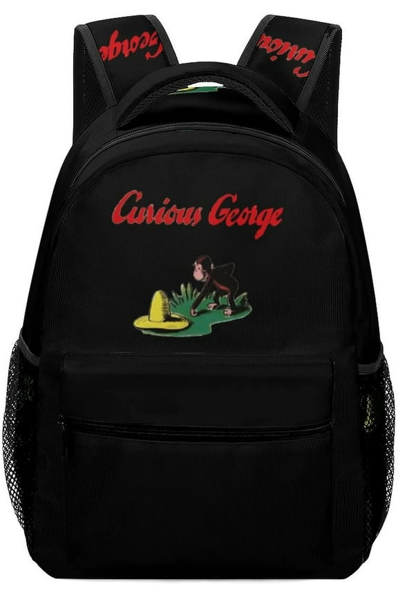 Cartoon Anime Daypack Curious George (17) Rucksack Anime Backpack Lightweight Travel Multifunctional Unisex Celebration Present Popular Rucksack As the picture shows Free size