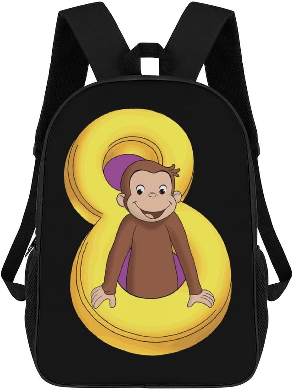 Cartoon Anime Daypack Curious George (4) Rucksack Anime Backpack ...