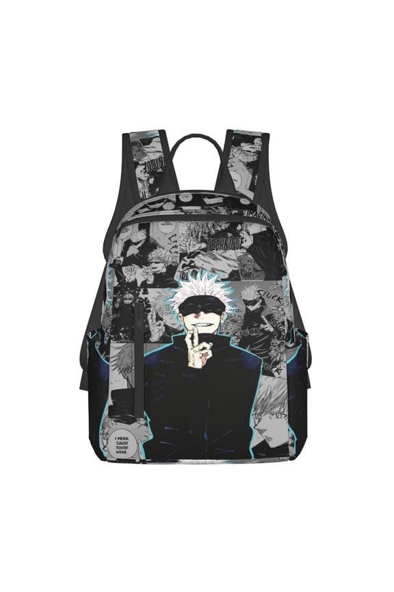 Cartoon Anime Jujutsu Kaisen Backpack - Travel School Multipurpose Daypacks Rucksack Large Capacity Lightweight Durable Bookbag
