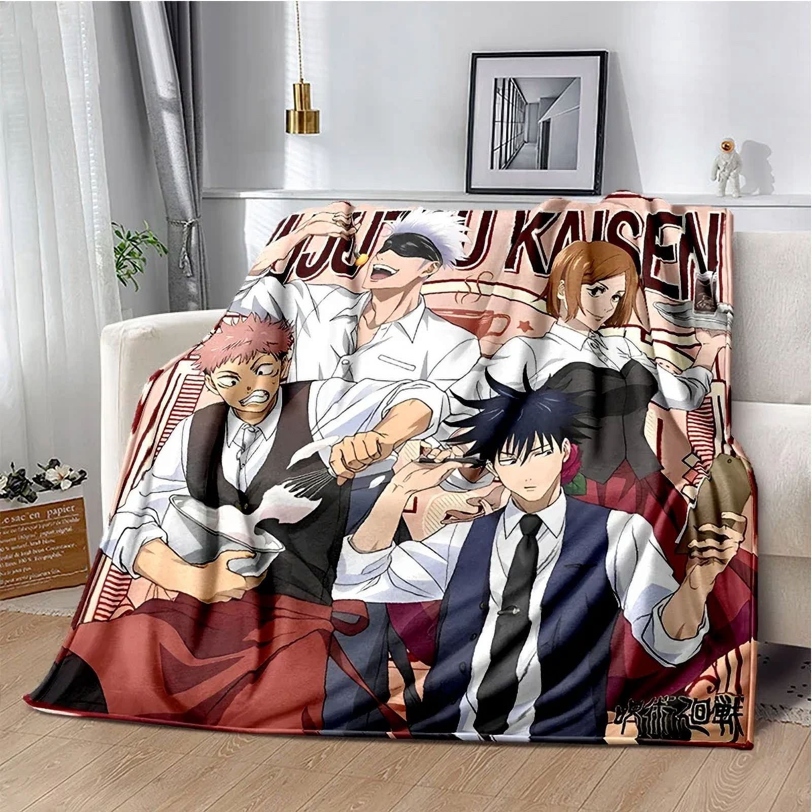 Couverture Jujutsu Kaisen – Satoru Gojo – Plaid 48x65 Cm – Neuf