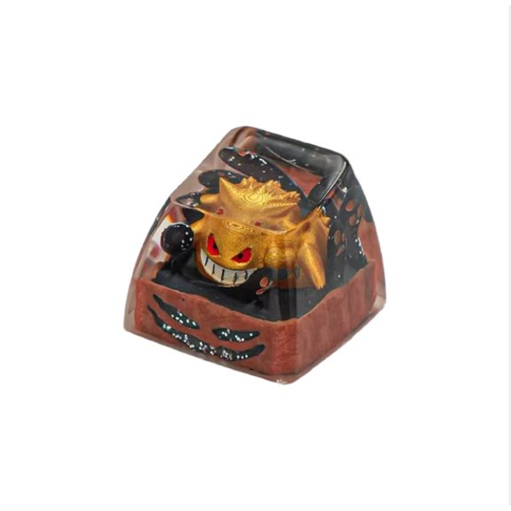 Cartoon Anime Resin Artisan Keycap Single, Handmade Crystal Epoxy Custom Keycap for Mechanical Keyboard