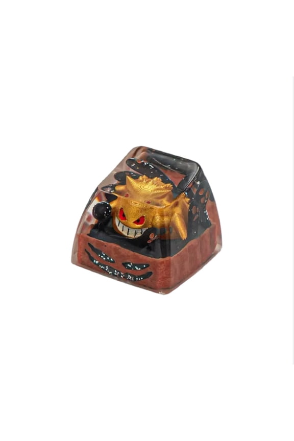 Cartoon Anime Resin Artisan Keycap Single, Handmade Crystal Epoxy Custom Keycap for Mechanical Keyboard