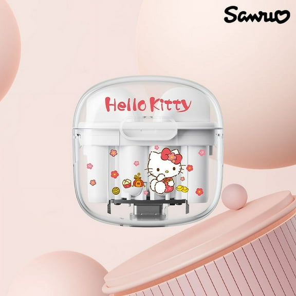 Cartoon Anime Sanrio BL16 Earbuds Kawaii Hello Kitty Kuromi My Melody Bluetooth Transparent Shell Wireless Earphones Headsets