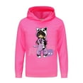 thumbnail image 1 of Cartoon Aphmaus Hoodie Sweatshirts for Girls Soft Long Sleeves Pullover Shirt Stylish Cotton Outerwear Anime Gift Size 4-13 Years, 1 of 2