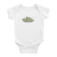 thumbnail image 1 of Cartoon Army Tank Cute Baby Jumpsuits Boy Girl Newborn Clothes, 1 of 5
