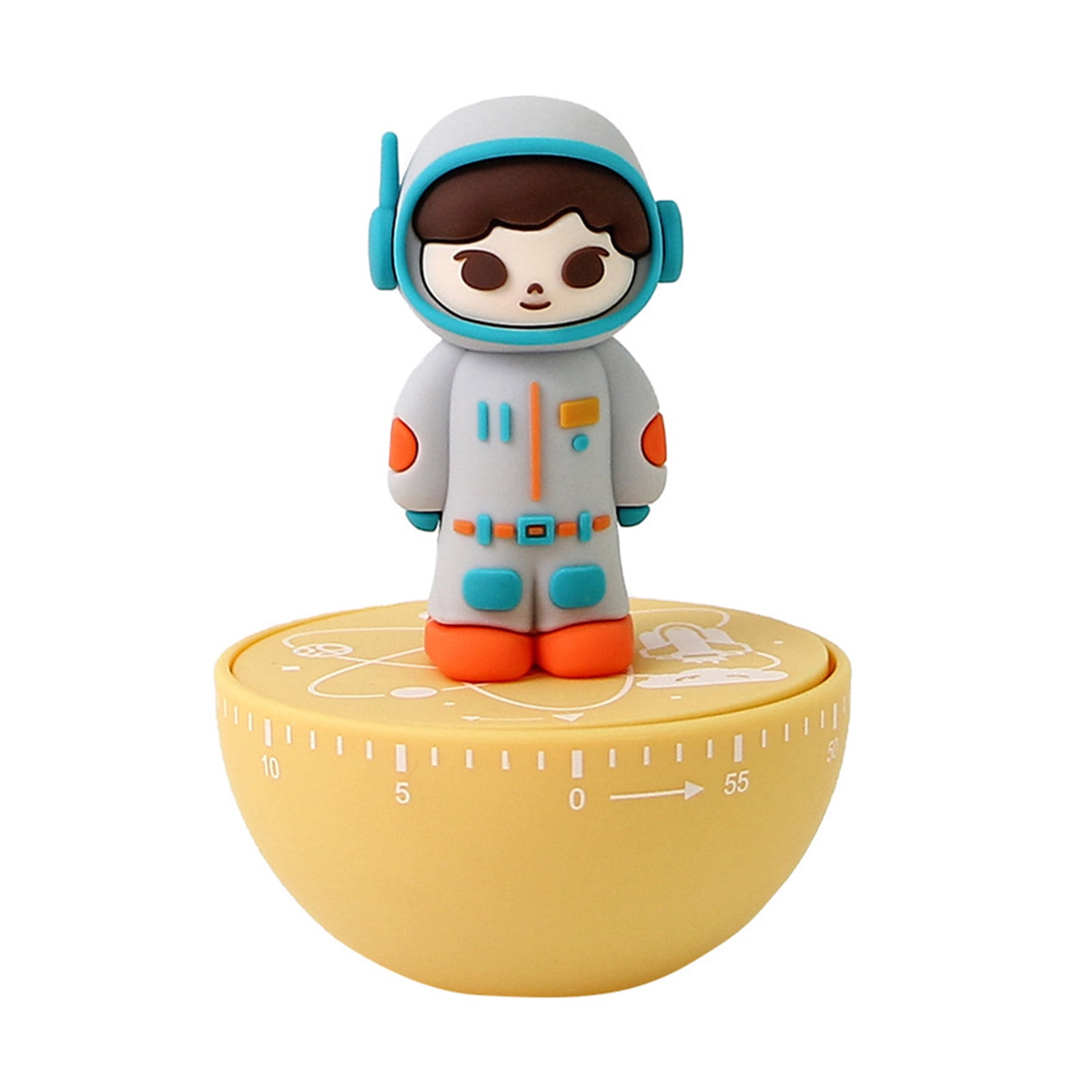 Cartoon Astronaut Shape Kitchen for Time Mechanical Counters Clock For ...