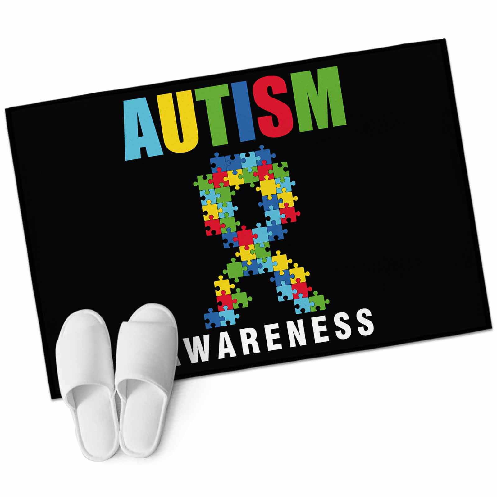 Cartoon Autism Large Area Rugs for Bedroom Living Room, Non Slip Carpet ...