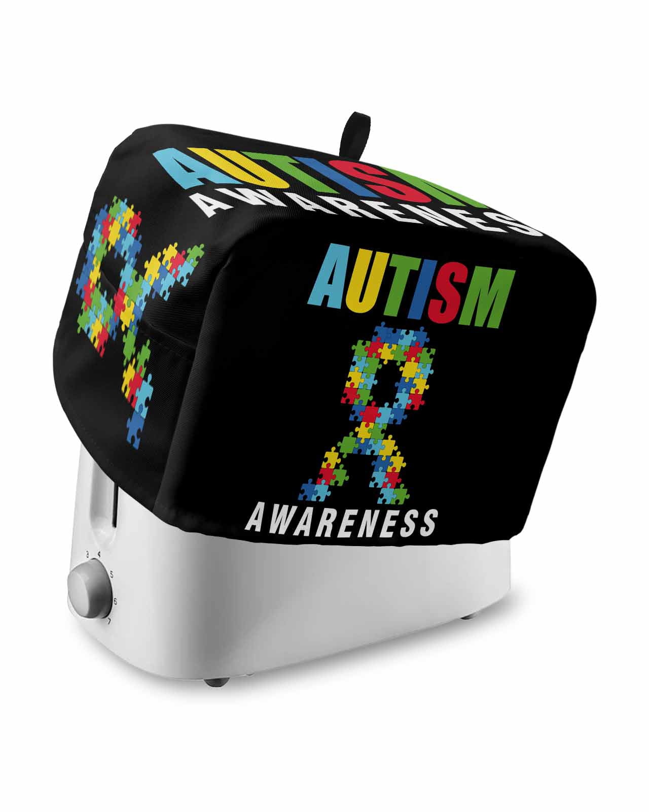 Cartoon Autism Small Toaster Cover 2 Slice, Kitchen Appliance Covers ...