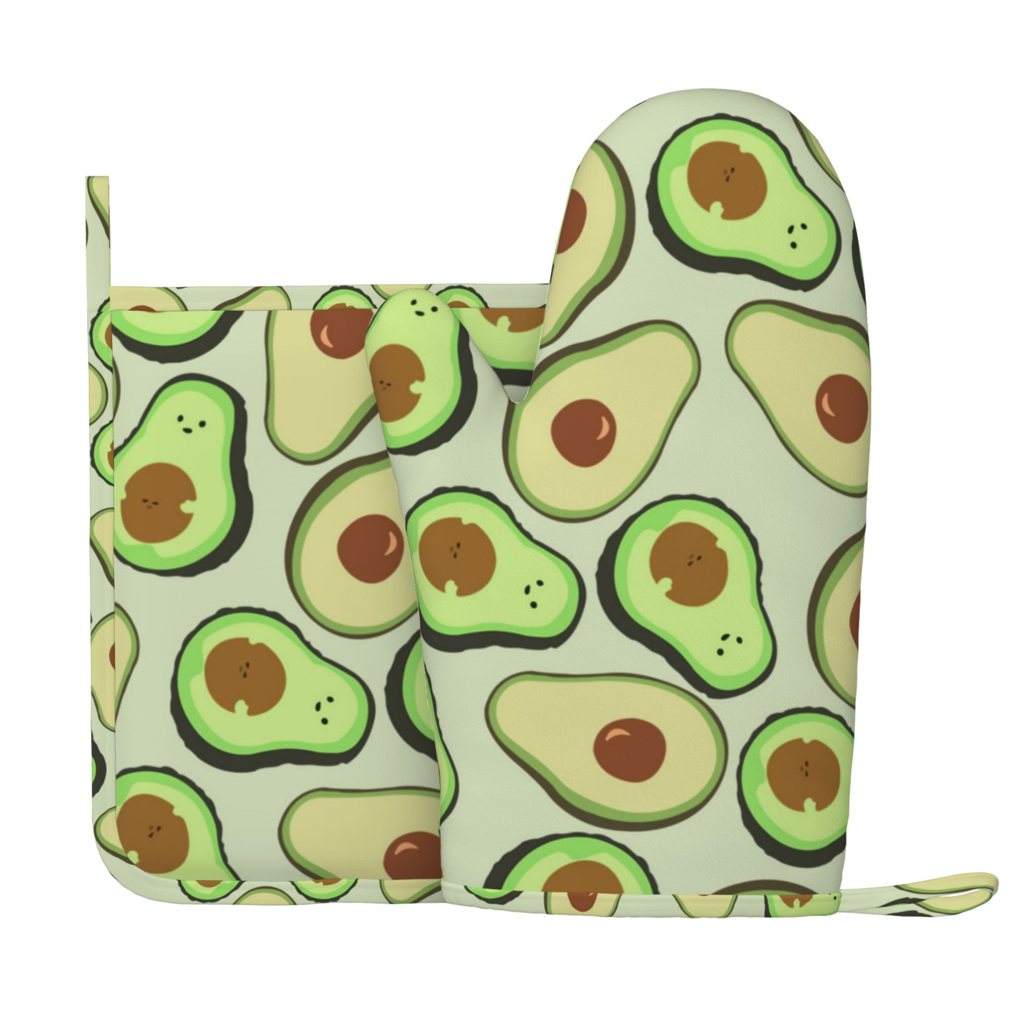 Let's Get Toasted Oven Mitt Funny Brunch Breakfast Bacon Avocado Toast Cute  Kitchen Glove (Oven Mitts)